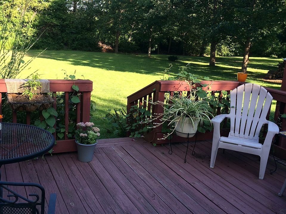 Large backyard