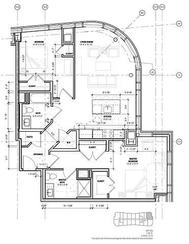 Floor plan Unit B2a