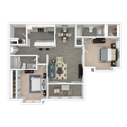 Floor plan Triathlon - 2x2 Large