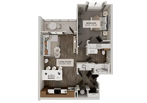 Floor plan The Lexicon (A2A)