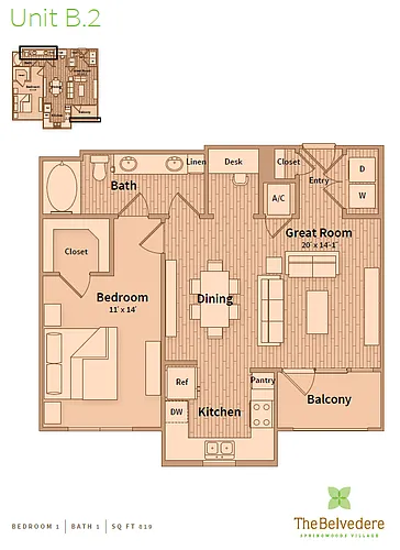 Floor plan B2
