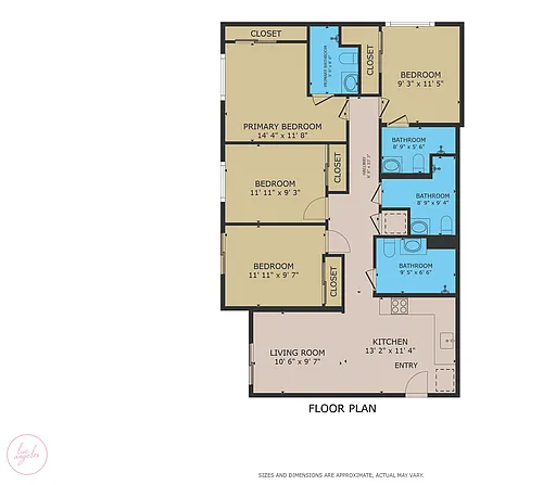 Floor plan Osbourne