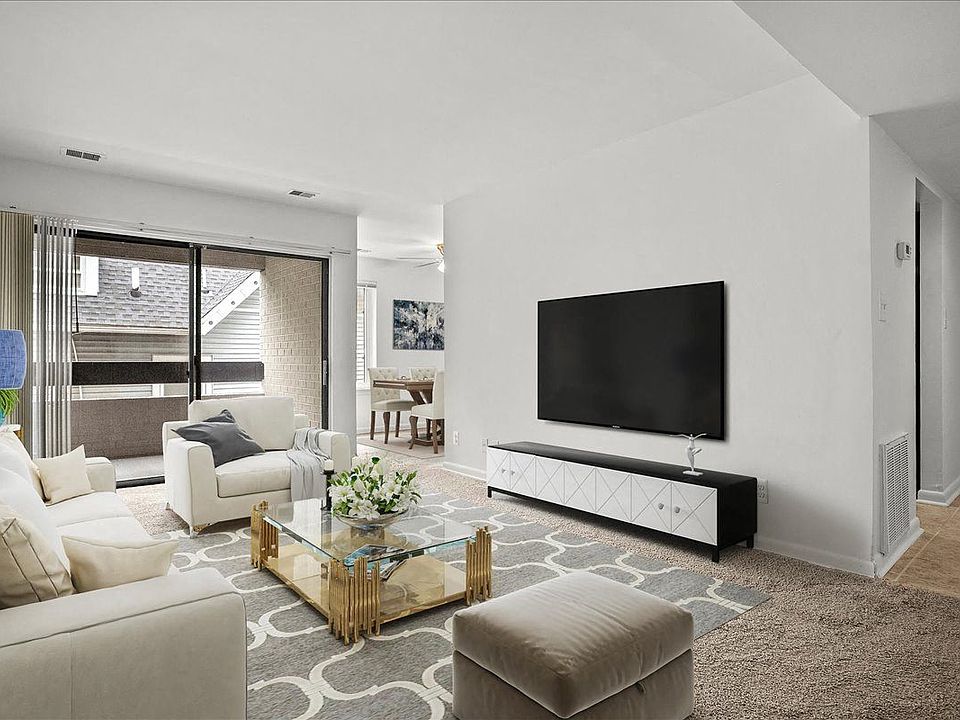 Wall to Wall Carpeting in Living Areas and Bedrooms