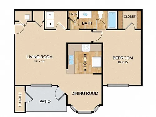 Floor plan The Willow