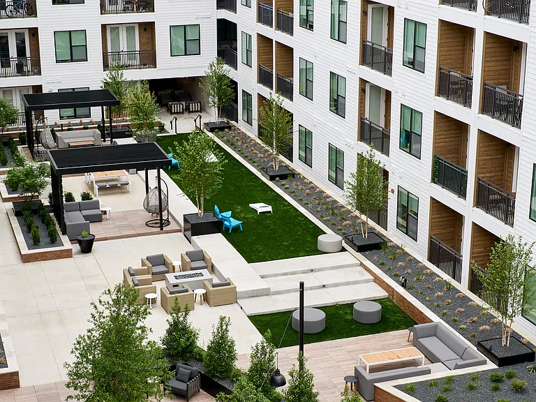 New South Building, North Courtyard