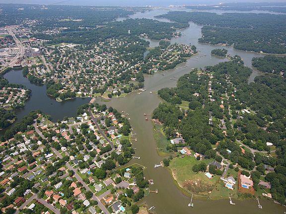 Aerial of Waterway