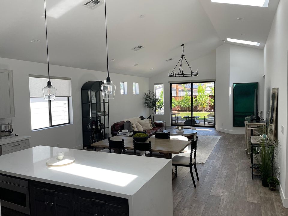 Great room and kitchen
