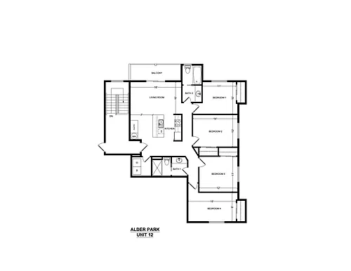 Floor plan 4x2C