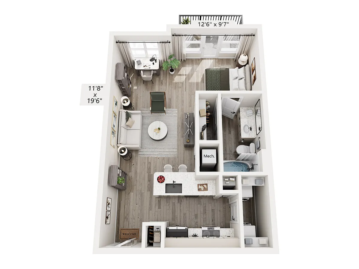 Floor plan E1