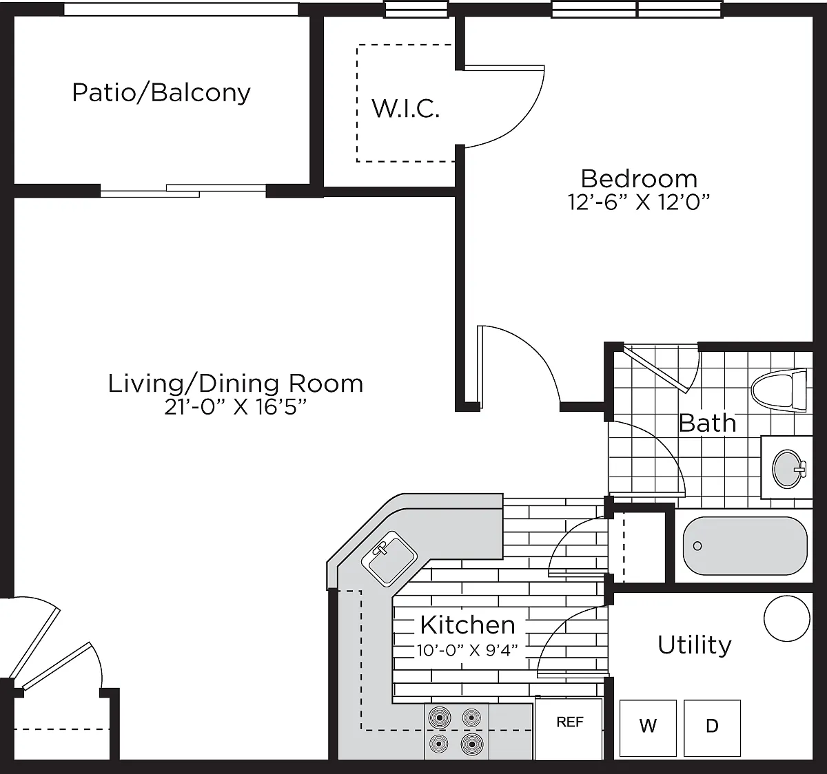 Floor plan The Arlington