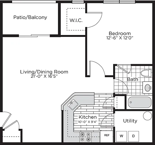 Floor plan The Arlington