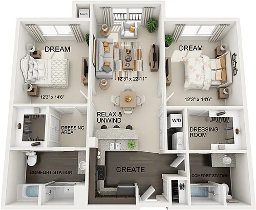 Floor plan Belmont