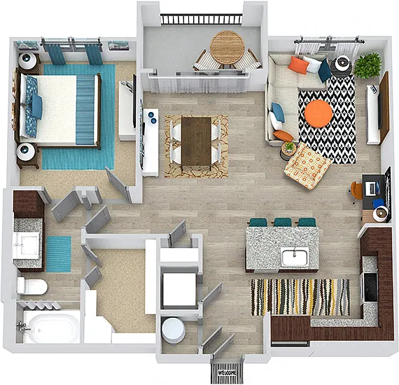 Floor plan Walker