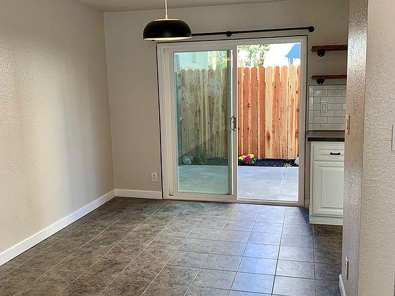 Dining area opens up to nice private extra large patio