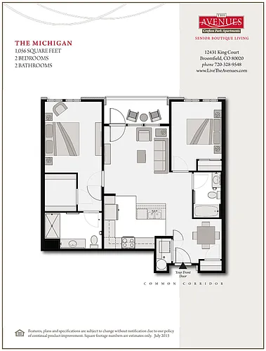 Floor plan The Michigan
