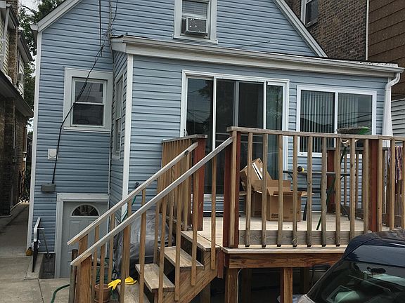 Back deck. Back of the house