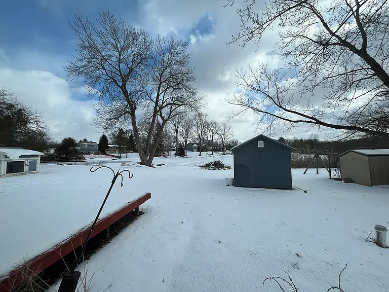 Blue shed