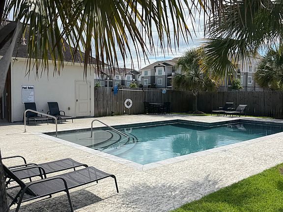 Community pool next door.