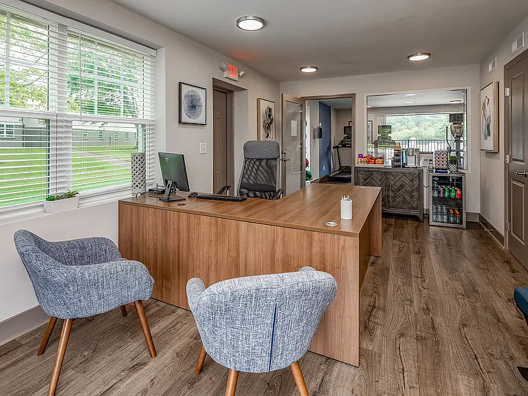 Leasing Office & Coffee Station