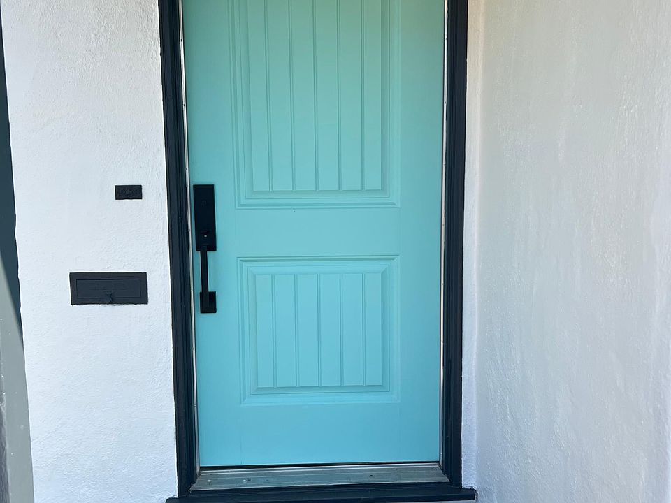 Front Entrance, freshly painted and updated.