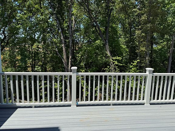 Large composite deck facing woods