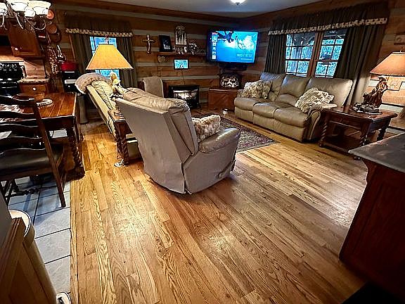 From upstairs hallway