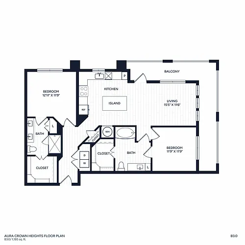 Floor plan B3