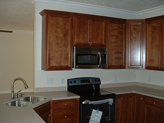 Cherry Cabinets and Stainless Appliances
