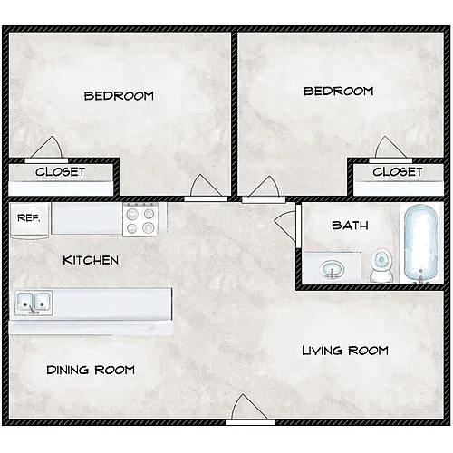 Floor plan The Meadow