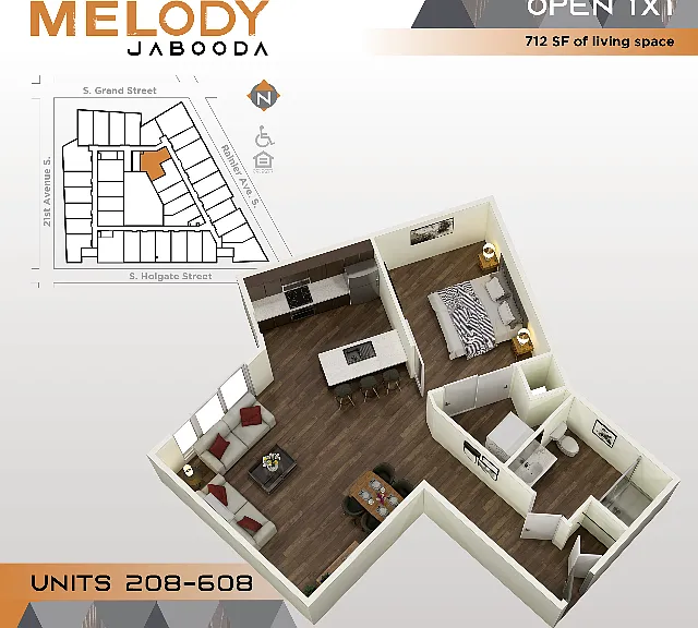 Melody Jabooda Apartments — Photo 94