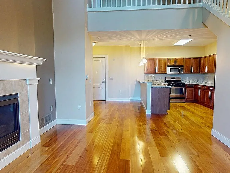 Lofted 2 Bed/2 Bath -Unit 308, Living + Kitchen