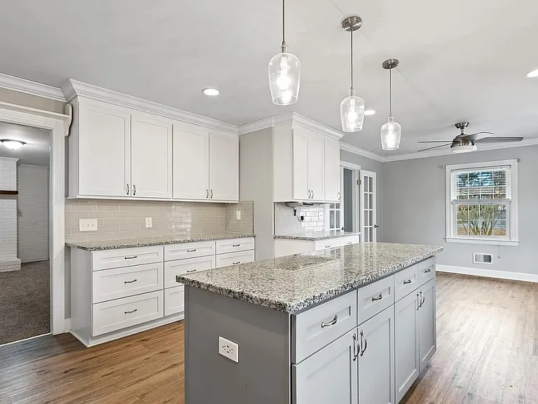 Kitchen and dining area