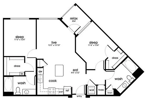 Floor plan B1