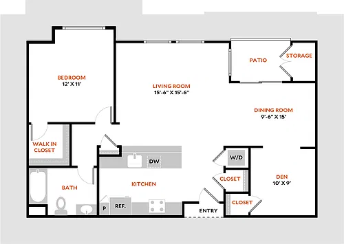 Floor plan Plan 1G