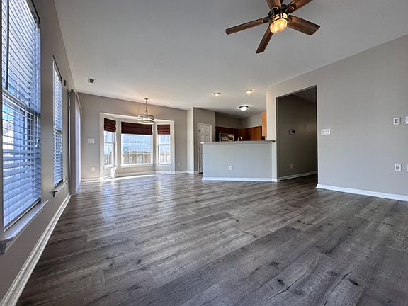 Ample open Dining space to the living room