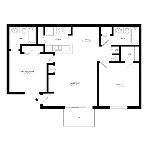 Floor plan Oak