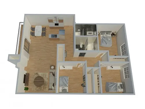 Floor plan 3X2 A