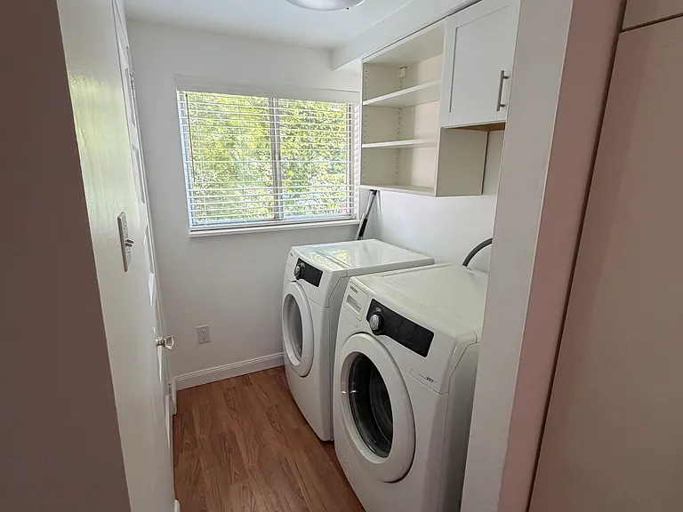 First floor washer/dryer