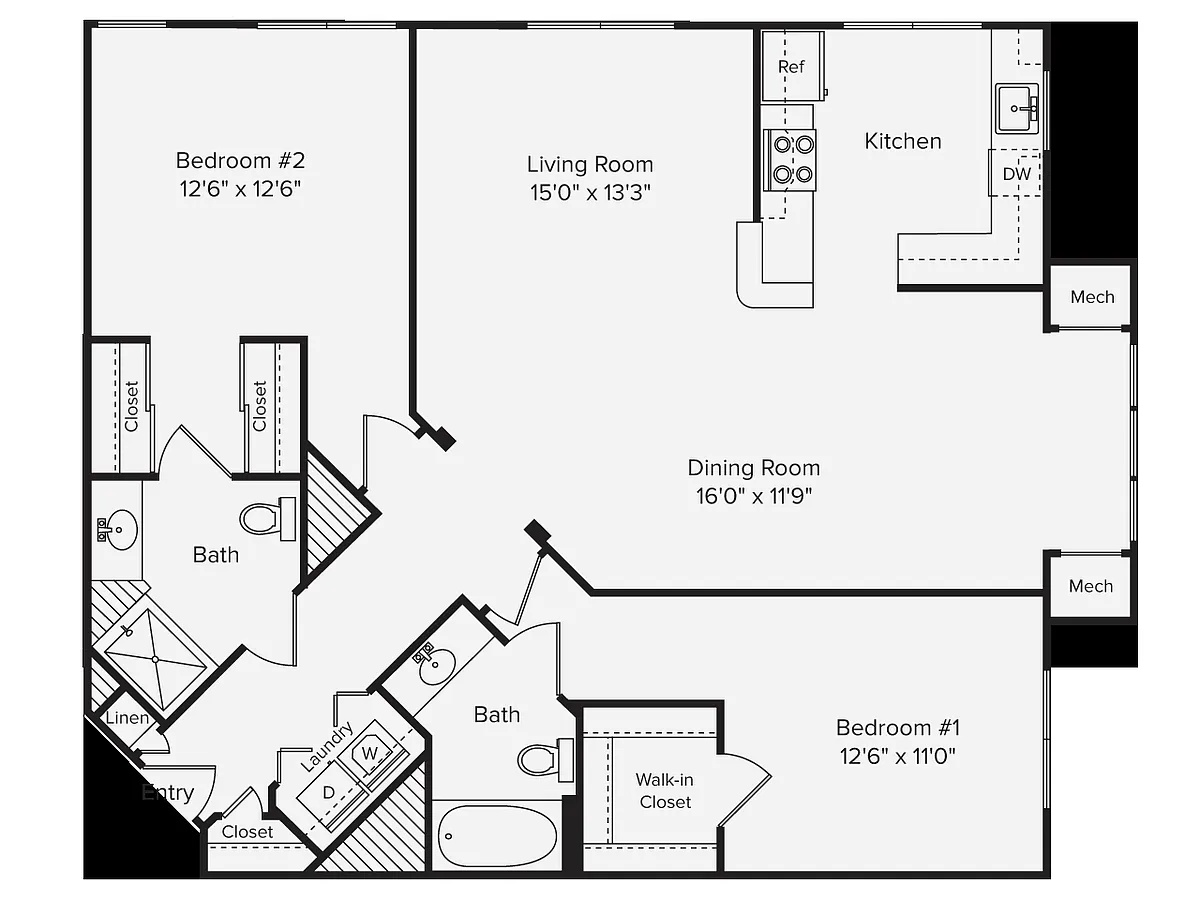 Floor plan B13