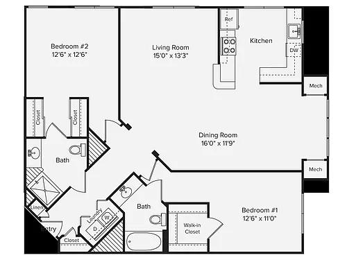 Floor plan B13