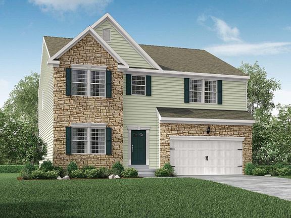 Elevation E Optional Partial Stone