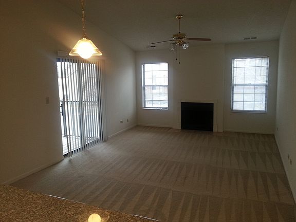 Vaulted Ceiling with Fireplace