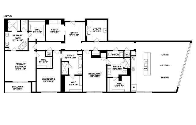 Floor plan C4