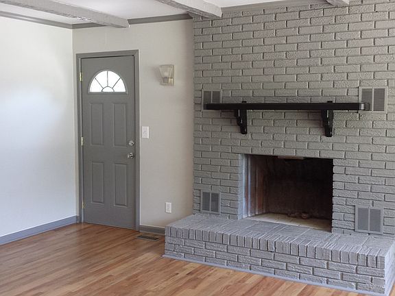 Fireplace in Den