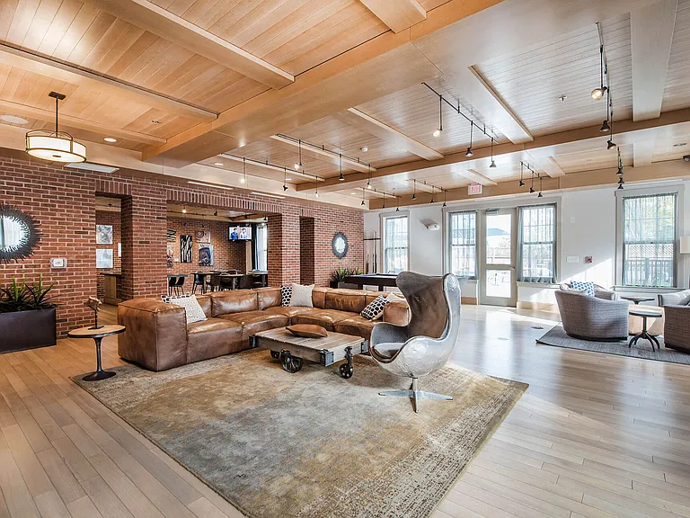 Plush lounge furniture and seating throughout the Resident Clubhouse