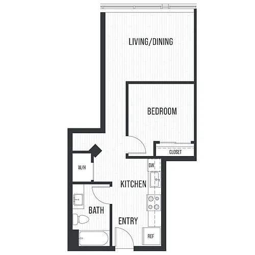 Floor plan Plan 1G