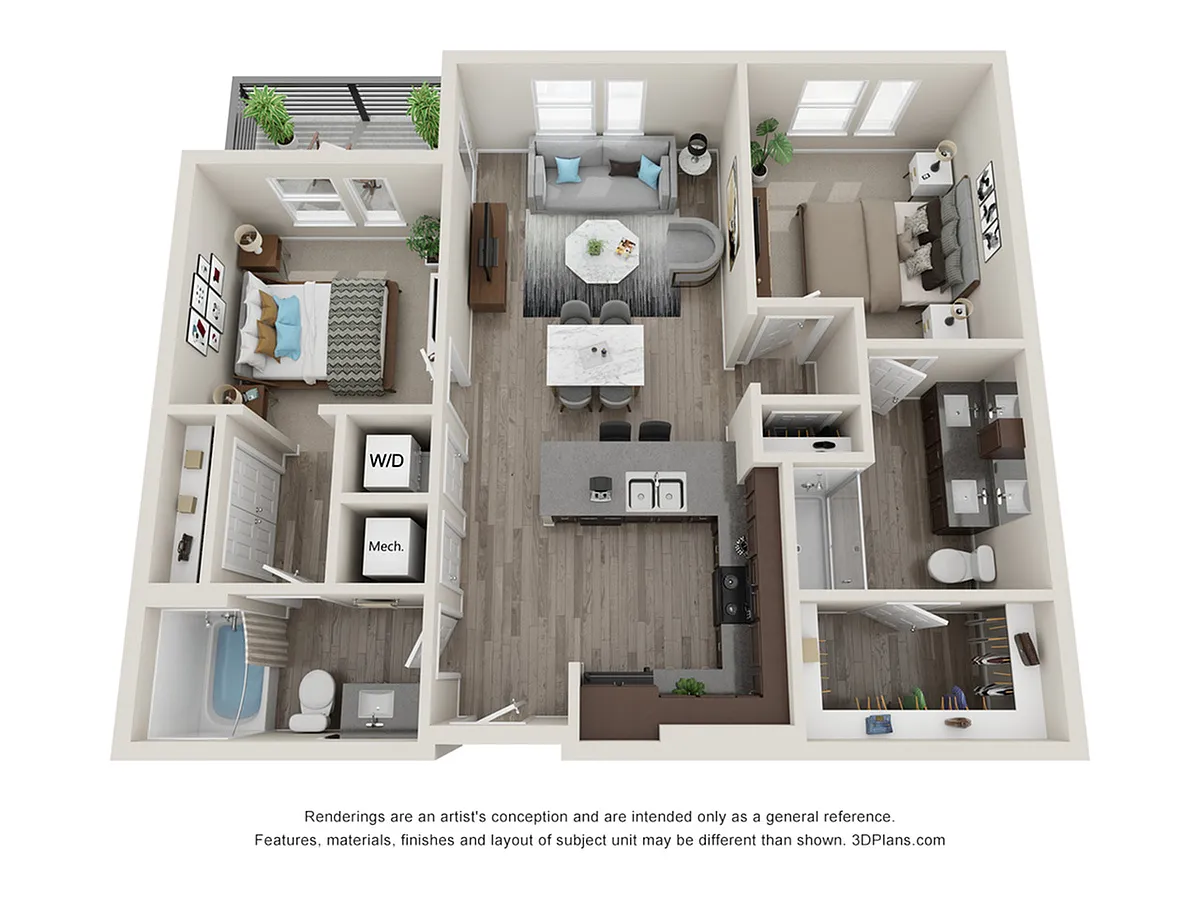 Floor plan The Southern Pines