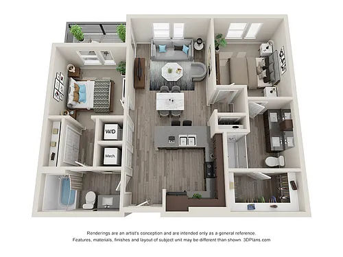 Floor plan The Southern Pines