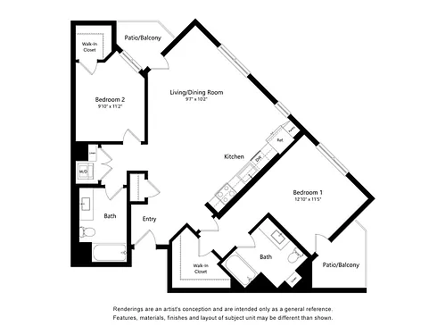 Floor plan B3