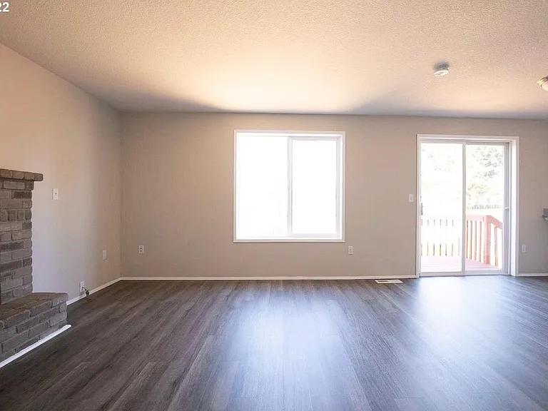 Family room view towards backyards